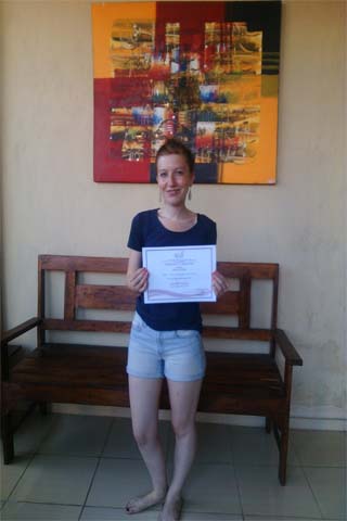 Reeva Bali Spa School Student